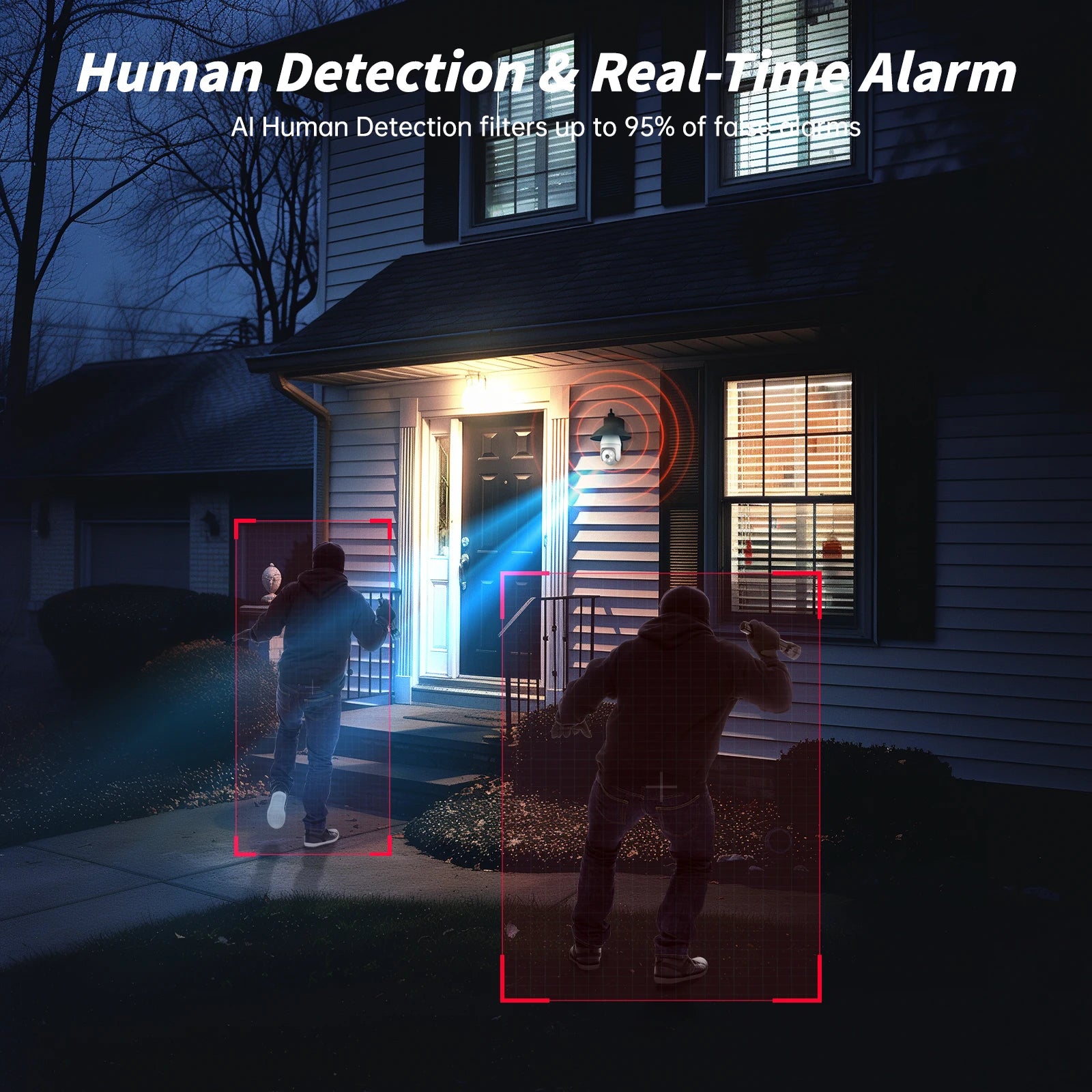 WESECUU 3MP Light Bulb 5G&2.4G WiFi Security Cameras Wireless Bulb Cameras for Home Security Compatible with Alexa