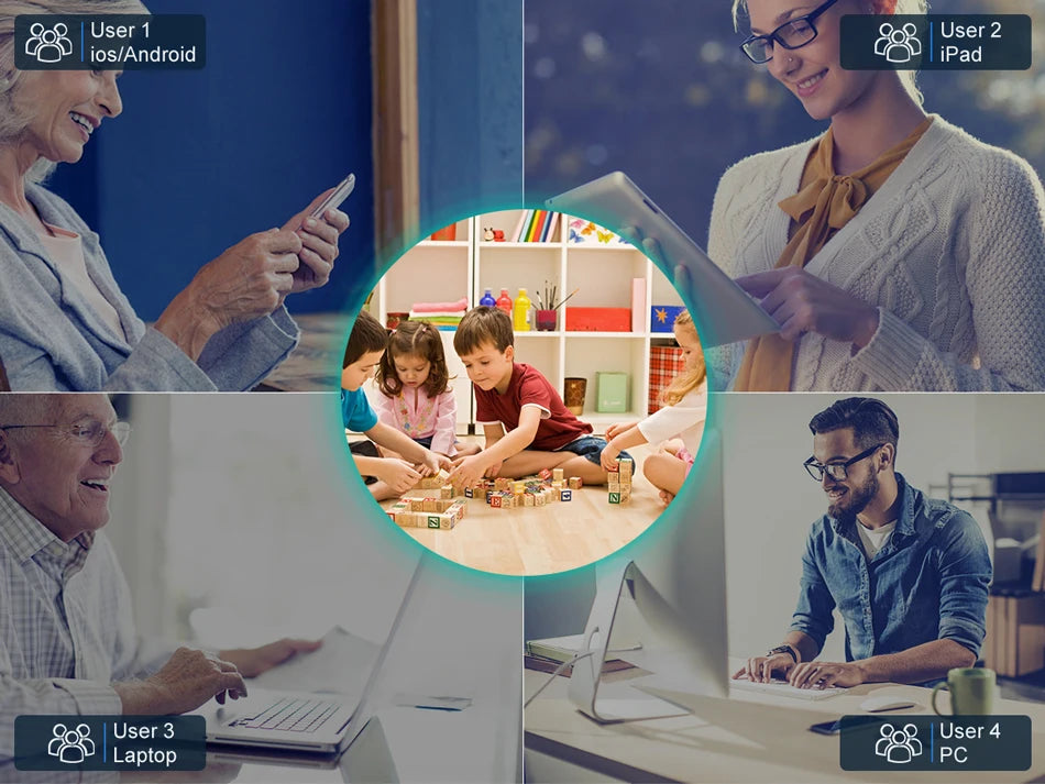 Techage 8CH HD 4MP POE NVR Kit CCTV Security System H.265 Face Detect Outdoor Two-way Audio IP Camera P2P Video Surveillance Set