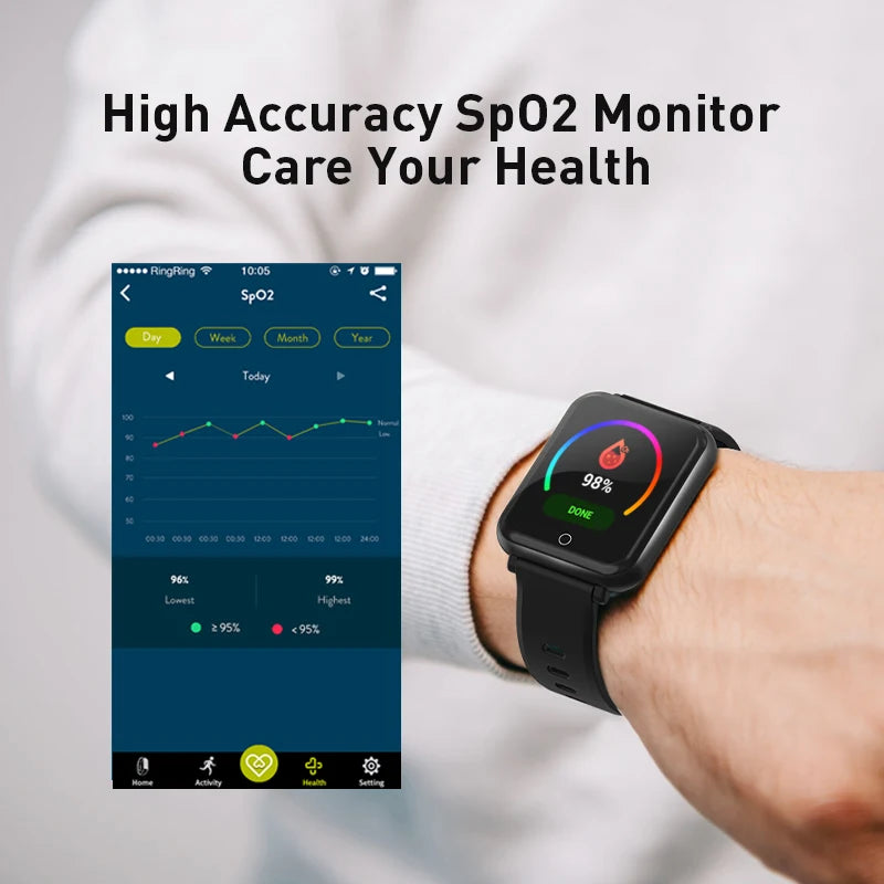 J-STYLE 2025E Ecg Wearable Devices Smartwatch Waterproof Water Proof Resistance Large Android Smart Watch for Men Lady 2023 2024