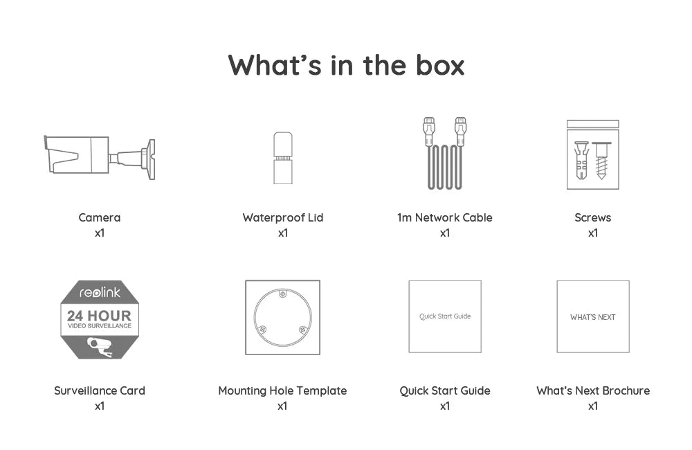 Reolink Smart Security Camera 5MP Outdoor Infrared Night Vision Cam with Human/Car/Pet Detection POE IP Camera