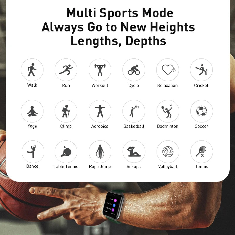 J-STYLE 2025E Ecg Wearable Devices Smartwatch Waterproof Water Proof Resistance Large Android Smart Watch for Men Lady 2023 2024