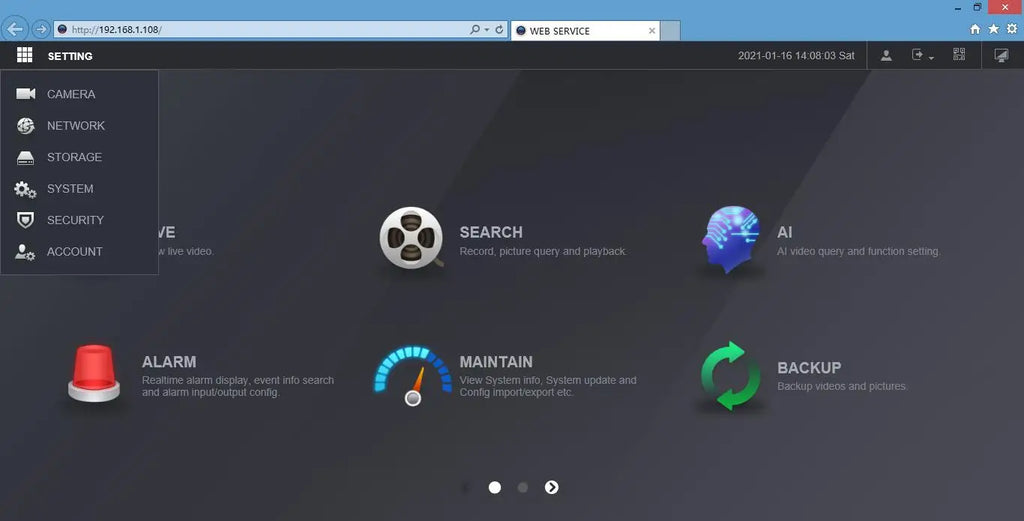Dahua NVR4108-8P-4KS3 8CH with 8 POE 4K Network MINI NVR Recorder Max support 12MP resolution IP camera SMD Plus EPTZ function