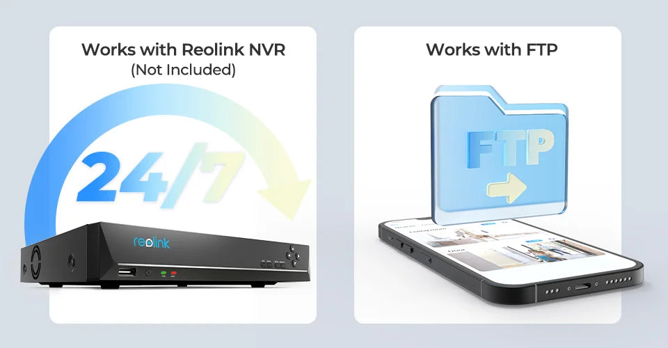 Reolink Smart Security Camera 5MP Outdoor Infrared Night Vision Cam with Human/Car/Pet Detection POE IP Camera