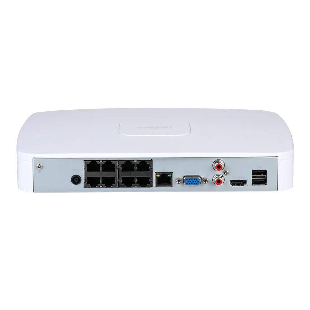 Dahua NVR4108-8P-4KS3 8CH with 8 POE 4K Network MINI NVR Recorder Max support 12MP resolution IP camera SMD Plus EPTZ function