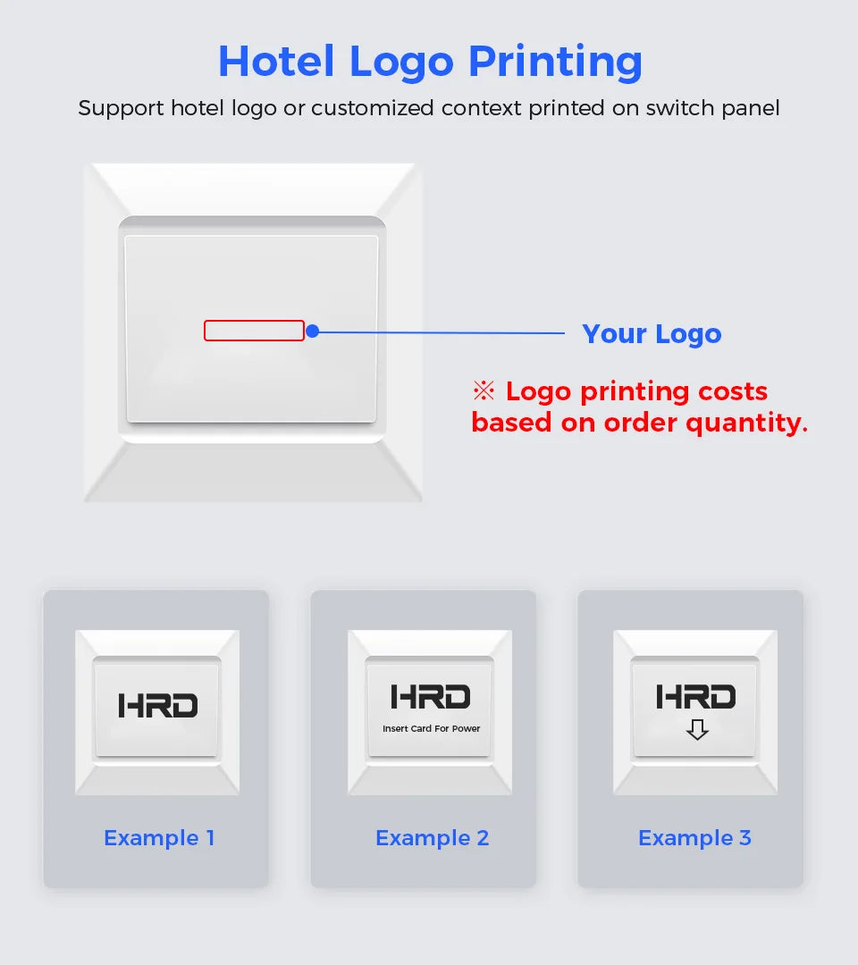 hiread Wall Access Control Energy Saving With 125KHz ID Card Like TK4100/T5577/EM4305 for Hotel Room electronic induction switch