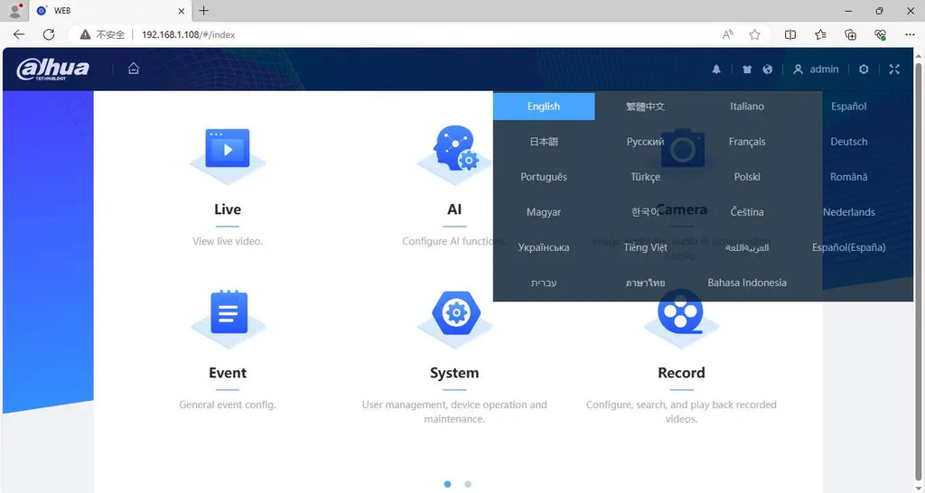 Dahua IPC-HFW3849T1-AS-PV-S5 8MP POE IP67 Built-in Mic & Spk IR30M & Full Color 30M Active Deterrence SMD 4.0 WizSense IP Camera