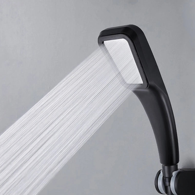 ZhangJi 300 Holes High Pressure Rainfall Shower Head Water Saving 3 Color Chrome Black White Sprayer Nozzle Bathroom Accessories