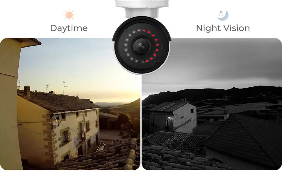 Reolink Smart Security Camera 5MP Outdoor Infrared Night Vision Cam with Human/Car/Pet Detection POE IP Camera