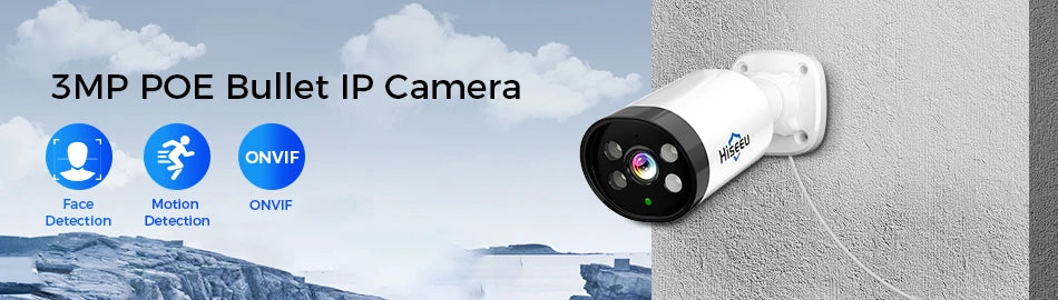 Hiseeu H.265+ 4CH 10CH 16CH POE NVR For IP Security Surveillance Camera CCTV System 5MP 8MP 4K Audio Video Recorder Face Detect