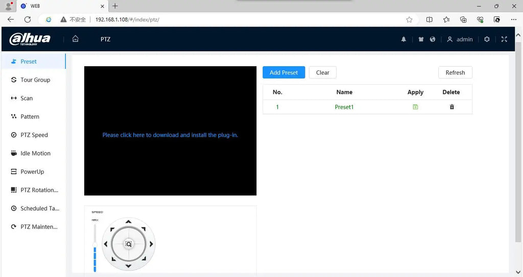 Dahua SD1A404DB-GNY IR15m 4MP built-in MIC 2.8-12mm motorized zoom lens Built-in Mic SMD Face detection IR 20M PTZ POE AI Camera