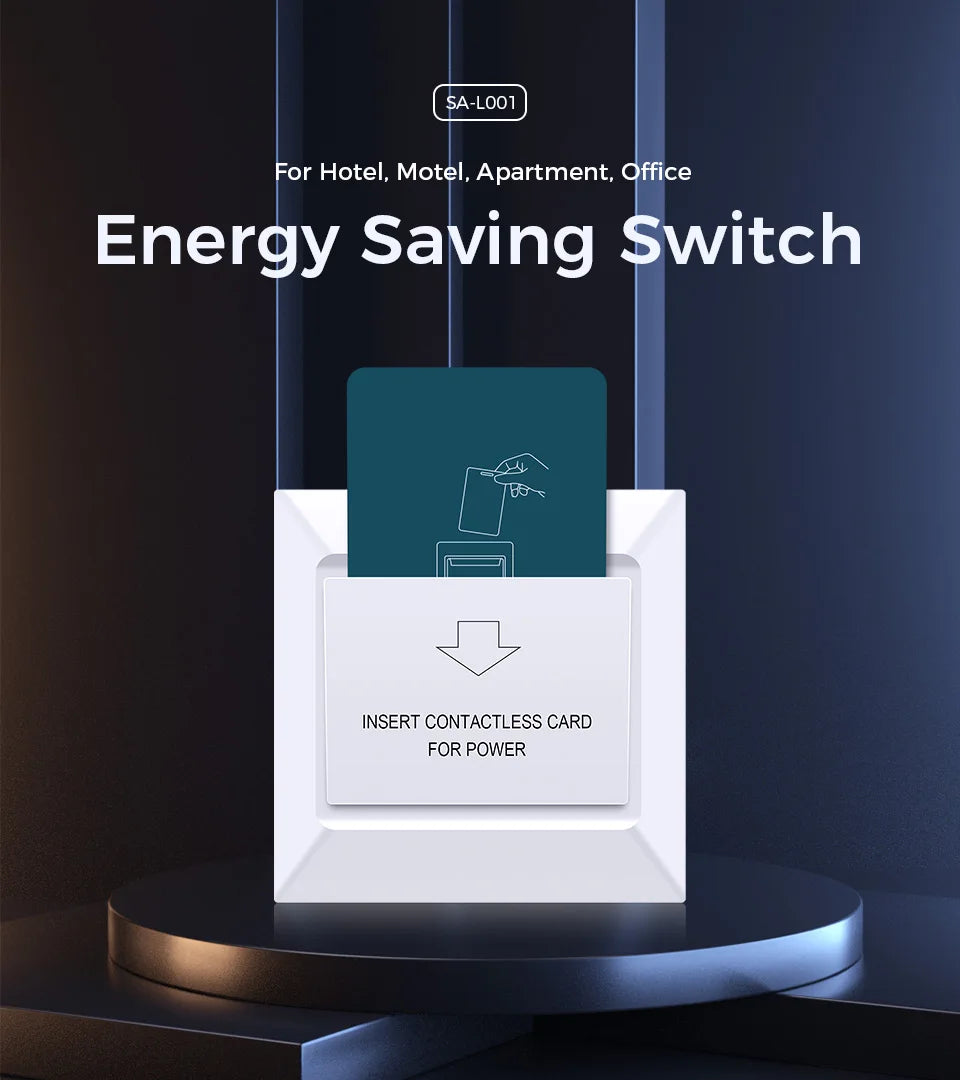 hiread Wall Access Control Energy Saving With 125KHz ID Card Like TK4100/T5577/EM4305 for Hotel Room electronic induction switch