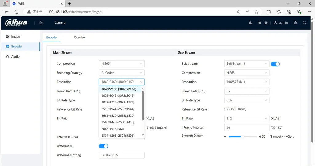 Dahua IPC-HFW3849T1-AS-PV-S5 8MP POE IP67 Built-in Mic & Spk IR30M & Full Color 30M Active Deterrence SMD 4.0 WizSense IP Camera