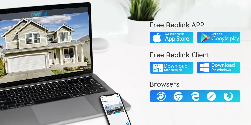 Reolink Smart Security Camera 5MP Outdoor Infrared Night Vision Cam with Human/Car/Pet Detection POE IP Camera