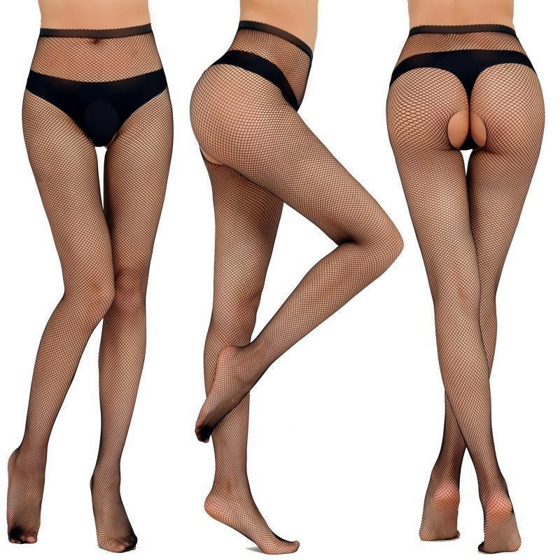 3 pack Women's Sexy Black Fishnet Tights - High Waist Mesh Pantyhose for a Flattering Look and Comfortable Fit