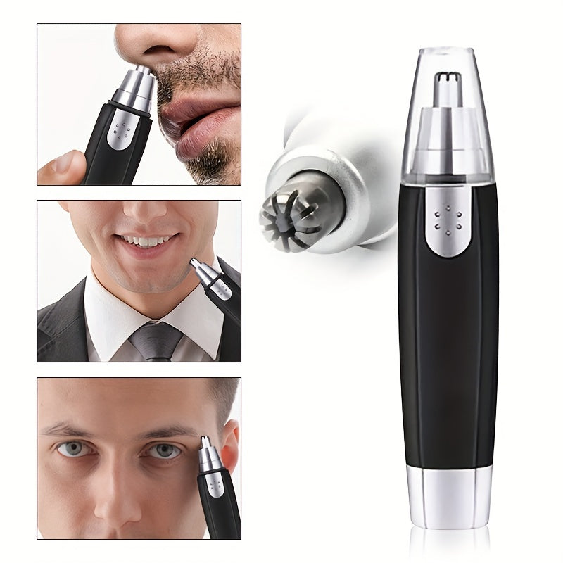 Painless Nose Hair Trimmer For Men And Women - Ear And Face Cleaning Razor Shaving Tool For Smooth And Hair-Free Skin